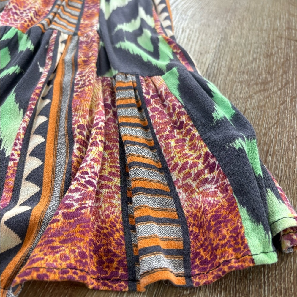 One Teaspoon Multicolor Tribal Print Mini Dress S… - image 8